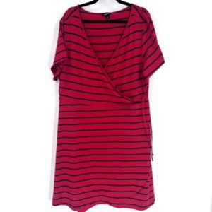 Fun Striped Wrap Dress from Torrid, size 6